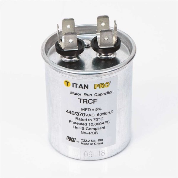 Packard 12.5 MFD 440/370-Volt Round Run Capacitor TRCF12.5